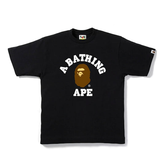 Bape College Tee Black