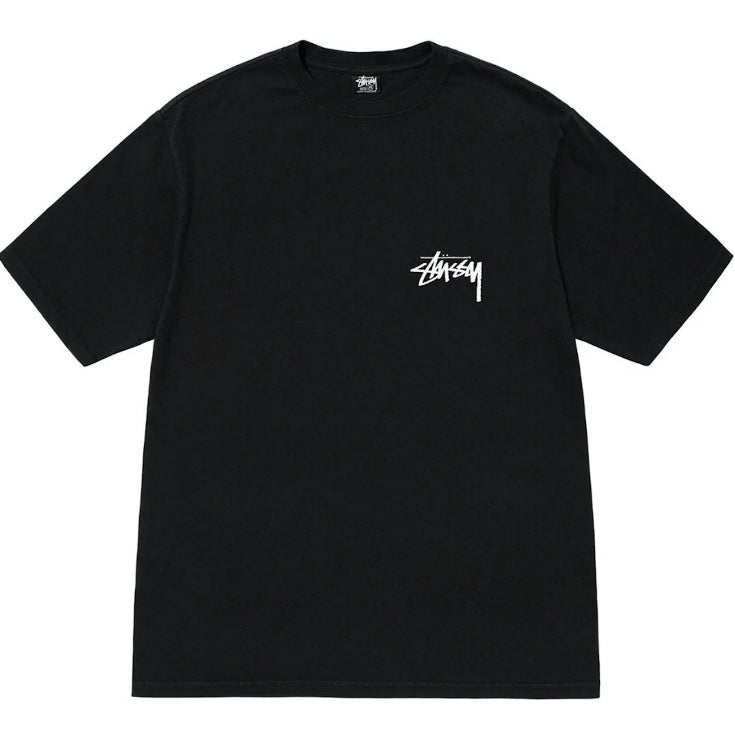 Stussy How We’re Living Pigment Dyed Tee Black
