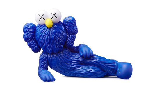 Kaws Time Off Vinyl Figure Blue