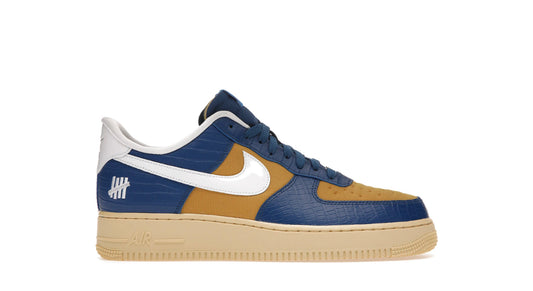 Nike Air Force 1 Low SP Undefeated 5 On It Blue Yellow Croc (Men’s)