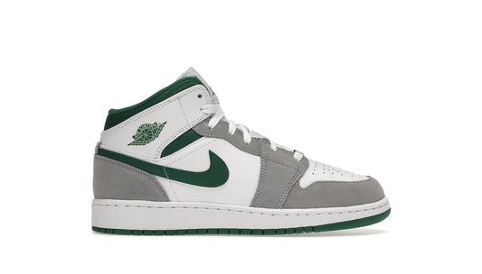 Jordan 1 Mid Pine Green (Youth)