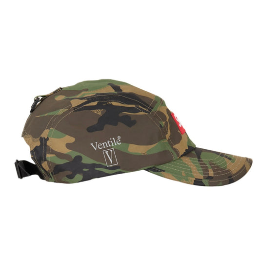 Supreme Ventile Camp Cap Woodland Camo