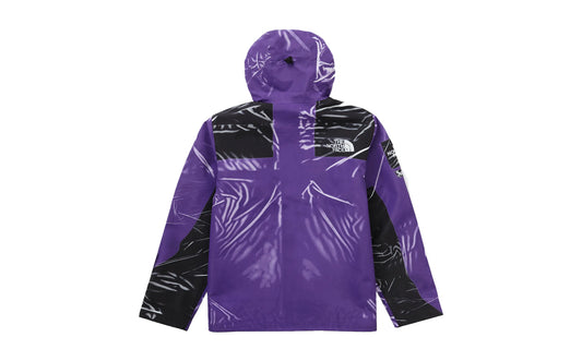Supreme The North Face Printed Taped Seam Shell Trompe L'oeil Jacket Purple