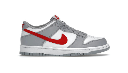 Nike Dunk Low White Grey Red (Youth)