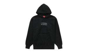 Supreme Inside Out Box Logo Hooded Sweatshirt Black
