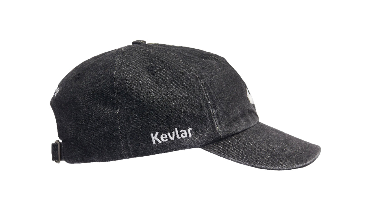 Supreme Kevlar Denim S Logo 6-Panel Black