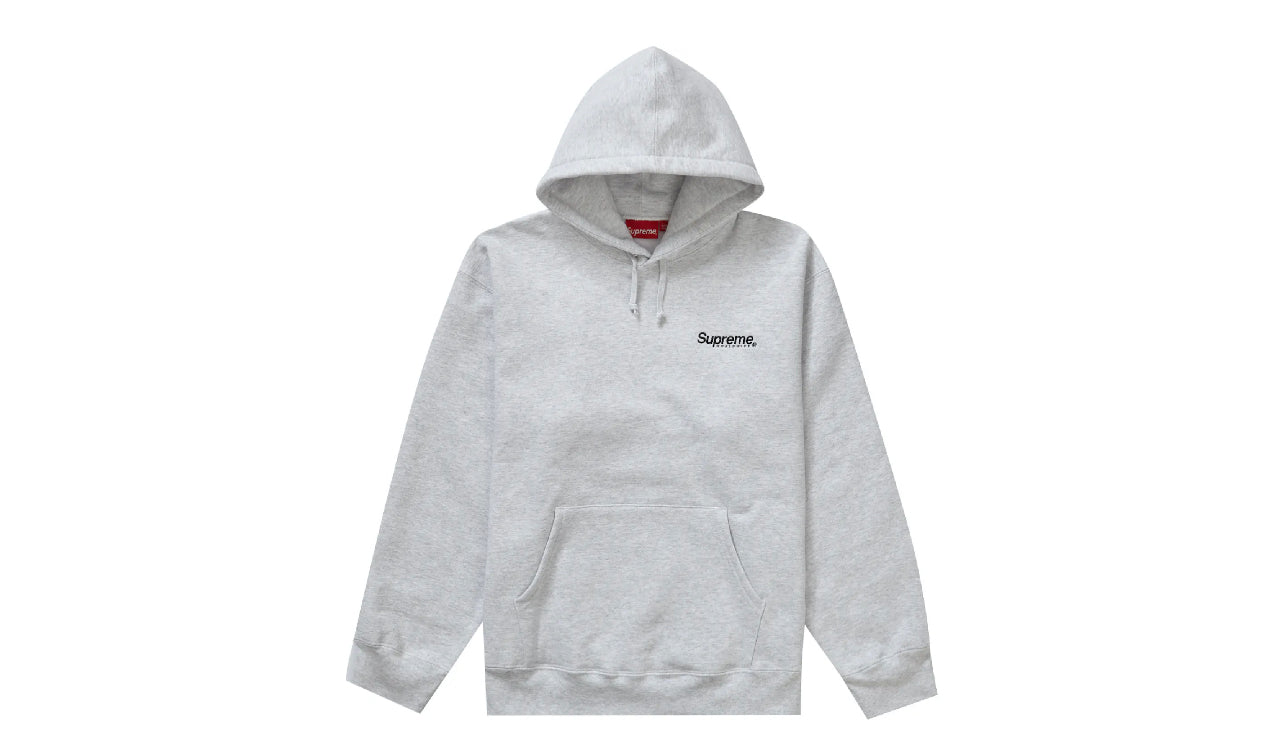 Supreme Worldwide Hooded Sweatshirt Ash Grey