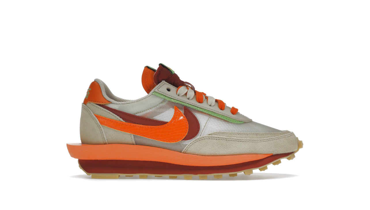 Nike LD Waffle Sacai CLOT Kiss of Death Net Orange Blaze (Men’s)