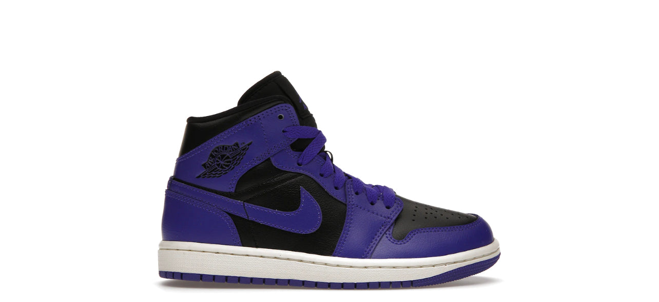 Jordan 1 Mid Purple Black (Women’s)