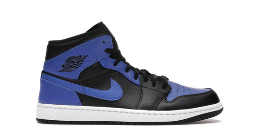 Jordan 1 Mid Hyper Royal Tumbled Leather (Men’s)