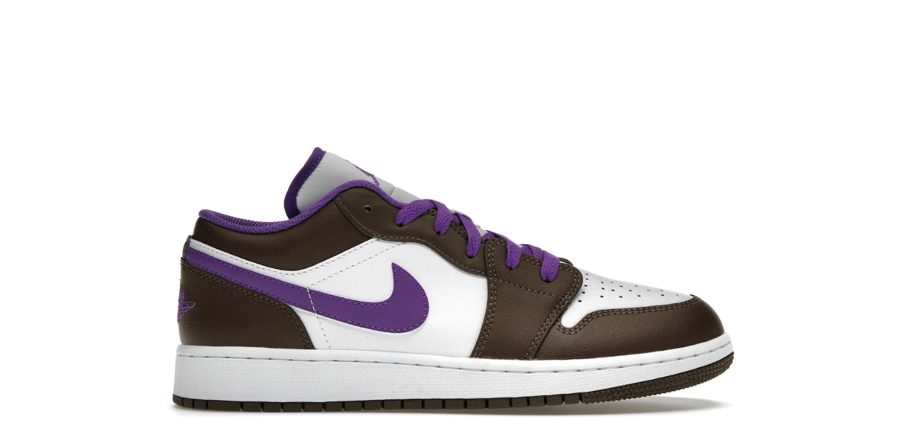 Jordan 1 Low Purple Mocha (Youth)