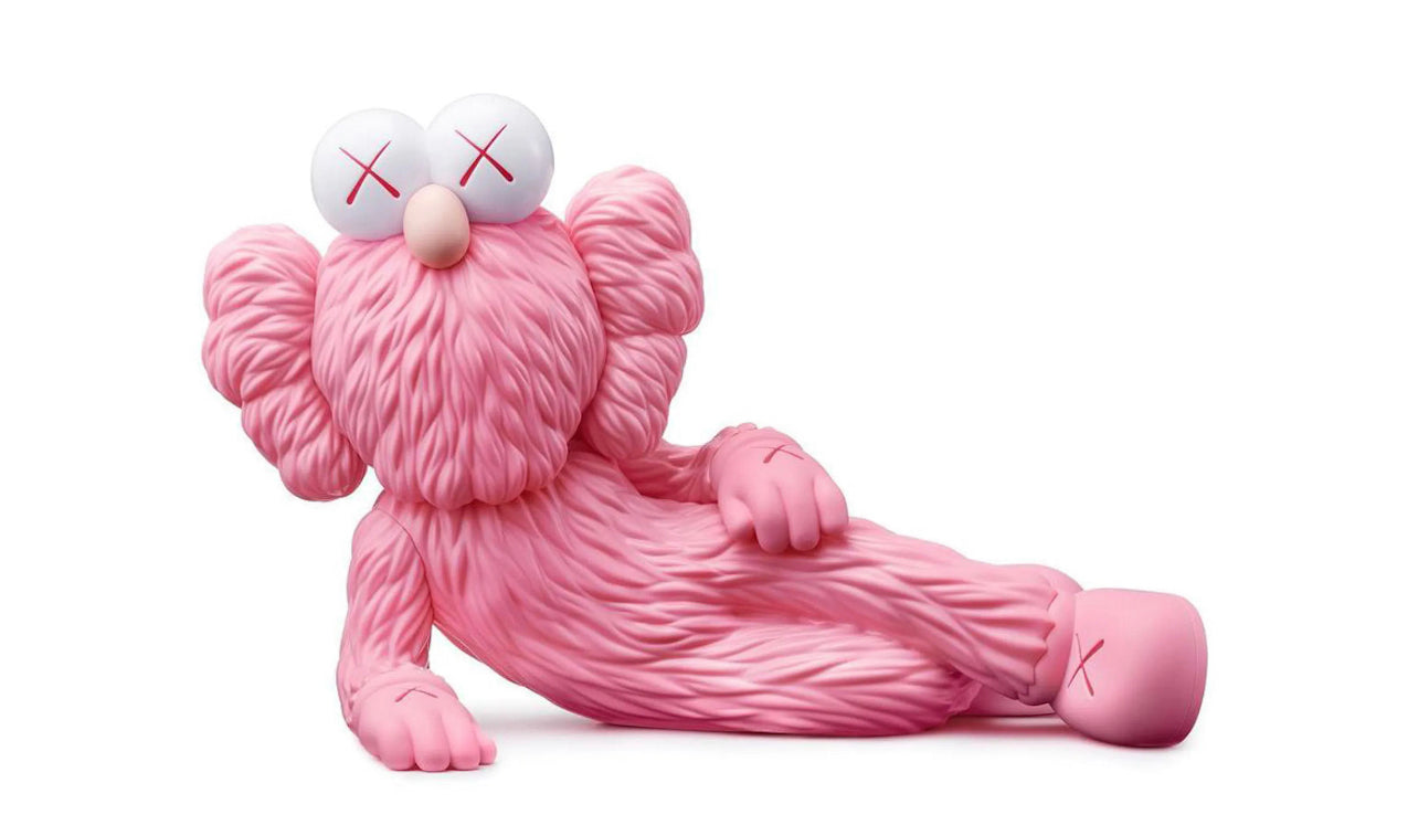 Kaws Time Off Vinyl Figure Pink