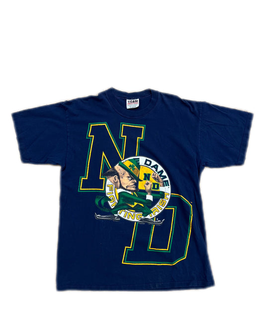 Fighting Irish Vintage Tee Blue