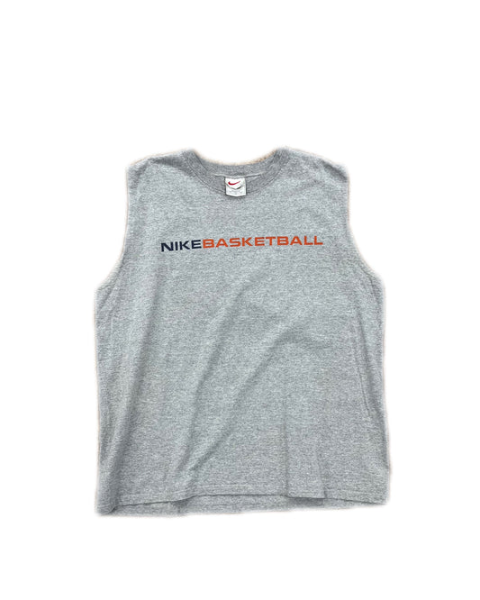 Nike Basketball Vintage Muscle Tee Grey