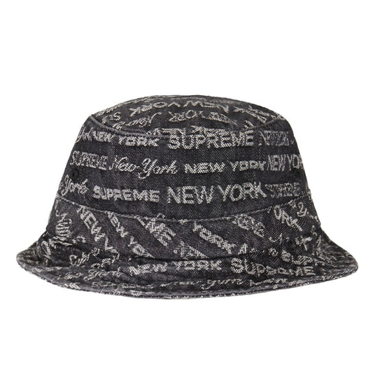 Supreme Multi Type Jacquard Denim Crusher Black