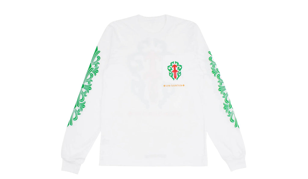 Chrome Hearts Los Angeles Exclusive Christmas L/S T-shirt White