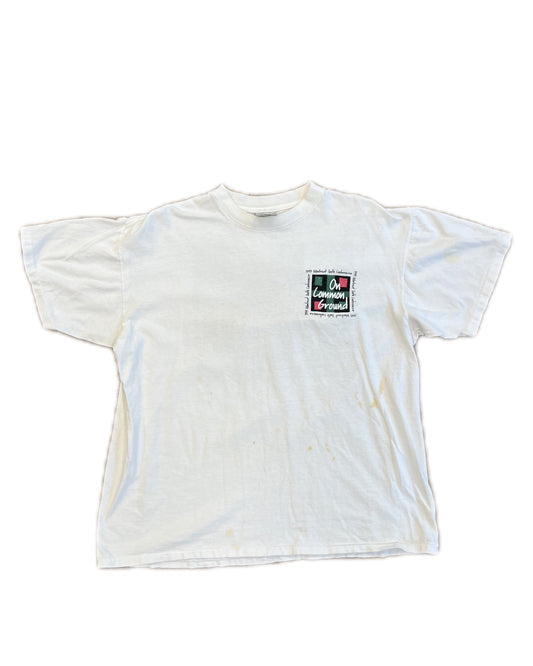 On Common Ground Vintage Tee White