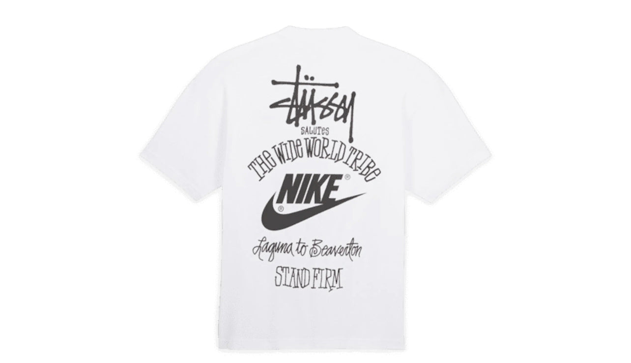 Nike x Stussy The Wide World Tribe T-Shirt White