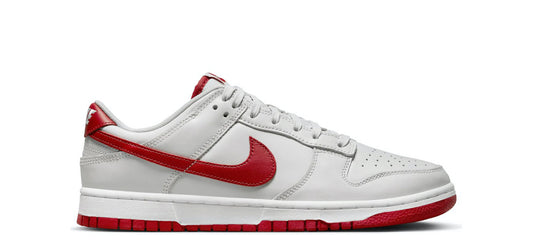 Nike Dunk Low Vast Grey Varsity Red (Men’s)