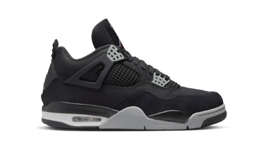 Jordan 4 Retro Black Canvas (Youth)