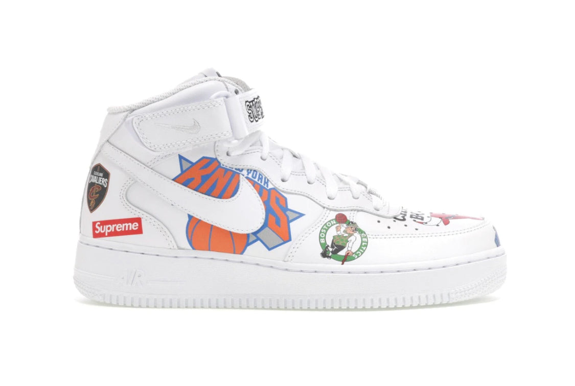 Nike Air Force 1 Mid ‘07 Supreme NBA White (Men’s)