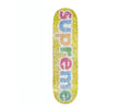 Supreme Candy Hearts Skateboard Deck Yellow