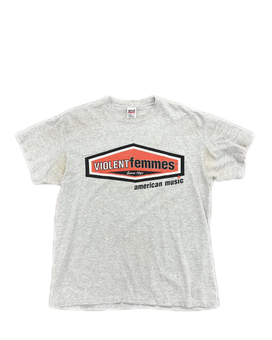 Violent Femmes Vintage Tee Light Grey