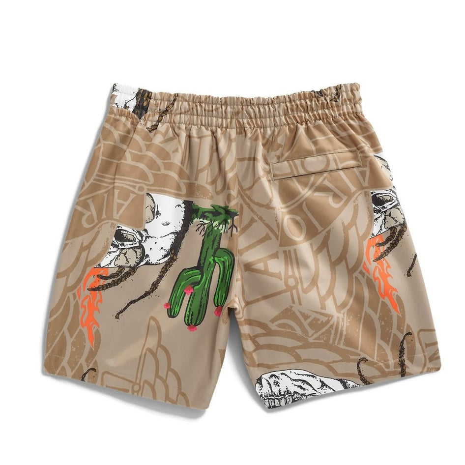 Travis Scott Cactus Jack x Jordan Pool Short Khaki