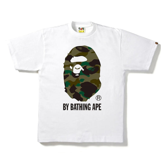 Bape 1st Camo Tee White/Olivedrab